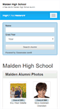 Mobile Screenshot of maldenhighschool.org